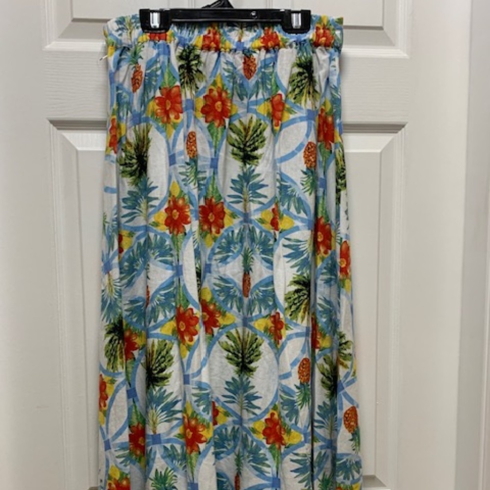 Brand New Rachel Zoe Tropical Print Maxi Skirt Size Small NWT - Picture 2 of 3